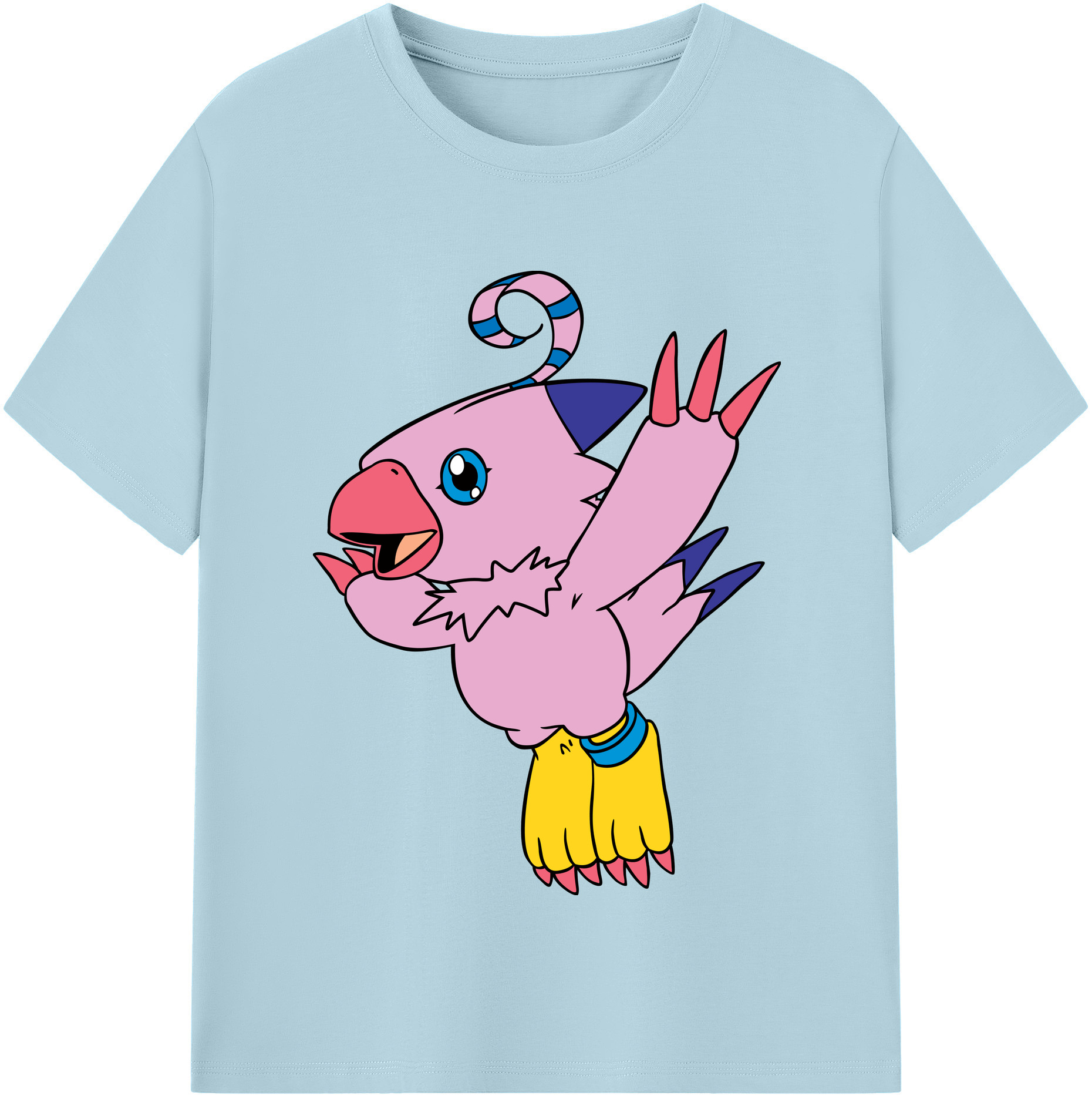 （画像用） Digimon デジタルモンスター/デジモン 綿100％半袖Tシャツ（フロントプリント）